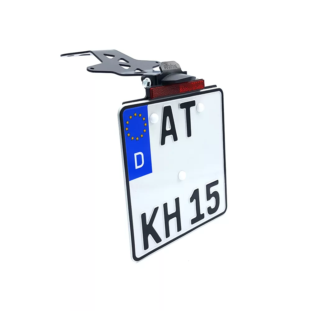 alpha Technik Kennzeichenhalter für Ducati Scrambler 1100 Pro und Sport Pro; Typ 1K; Modelljahr 2020-