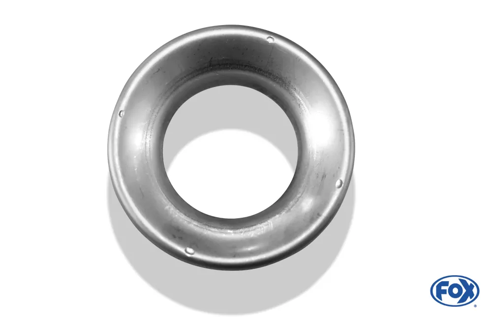 Deckel aufgestellt für Endrohr rund  Ø90mm - Loch: 48mm