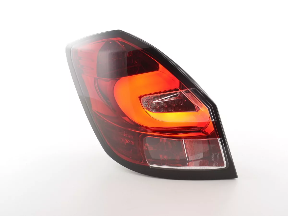 LED Rückleuchten Set Skoda Fabia 5-türig Bj. ab 2007 klar/rot