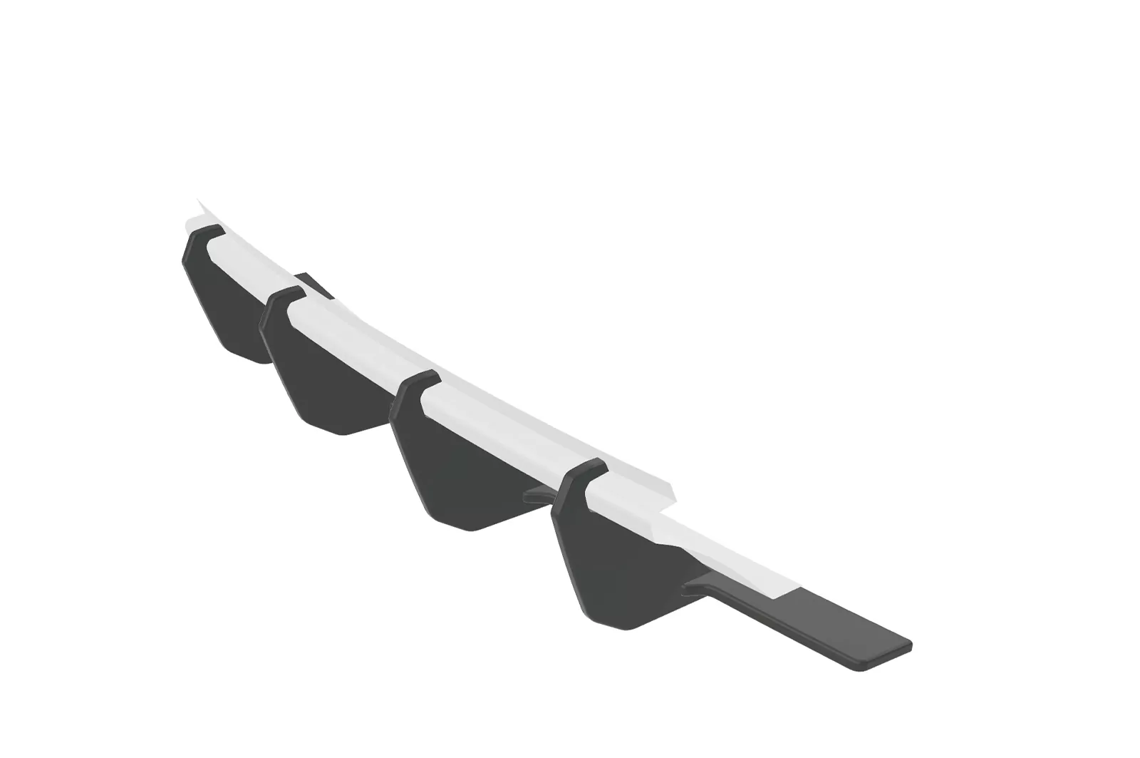 Racing Diffusor / Heckansatz für VW Golf 6 (Typ 1K) GTI HA335