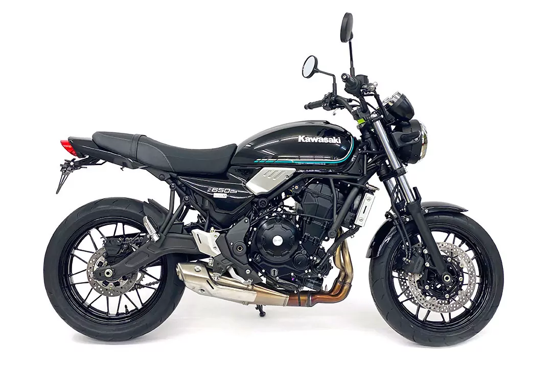 alpha Technik Kennzeichenhalter für Kawasaki Z650RS ab Modelljahr 2022- Typ ER650M / ER650MA2