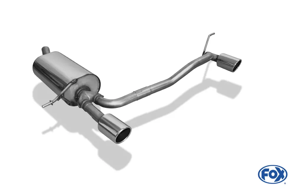Dacia Duster 4x2 - Frontantrieb  Endschalldämpfer rechts/links - 1x90 Typ 16 rechts/links
