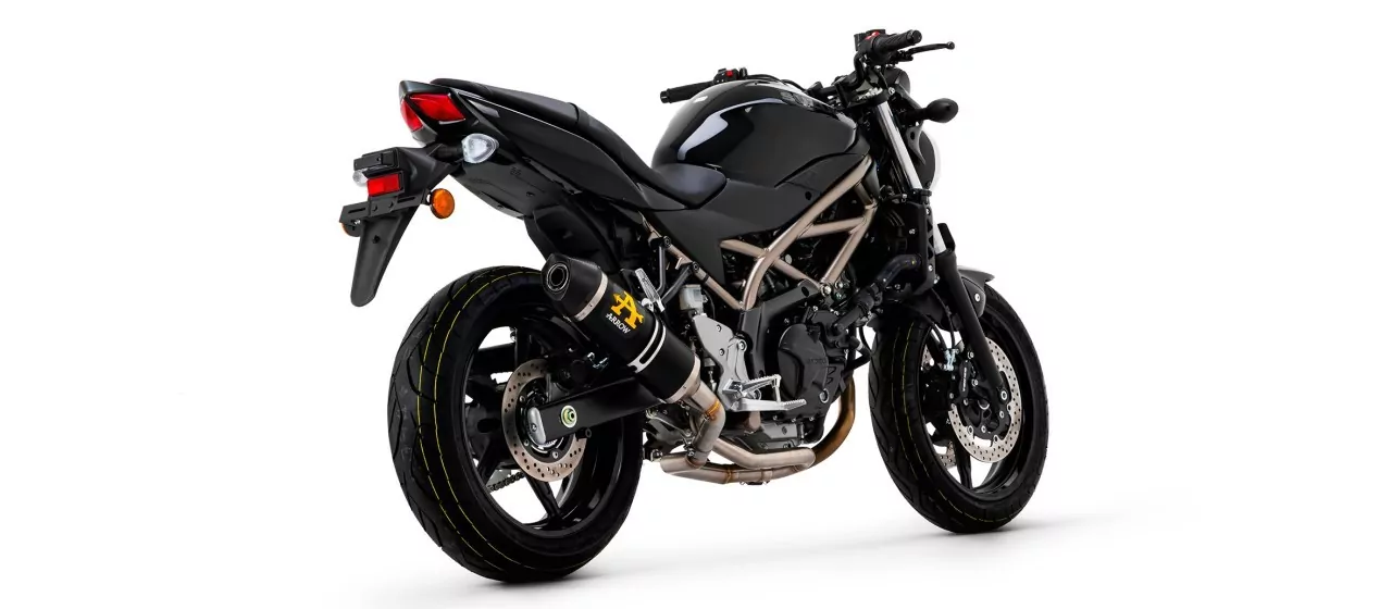 Arrow Race-Tech Aluminium Schwarz Suzuki SV 650 16-20