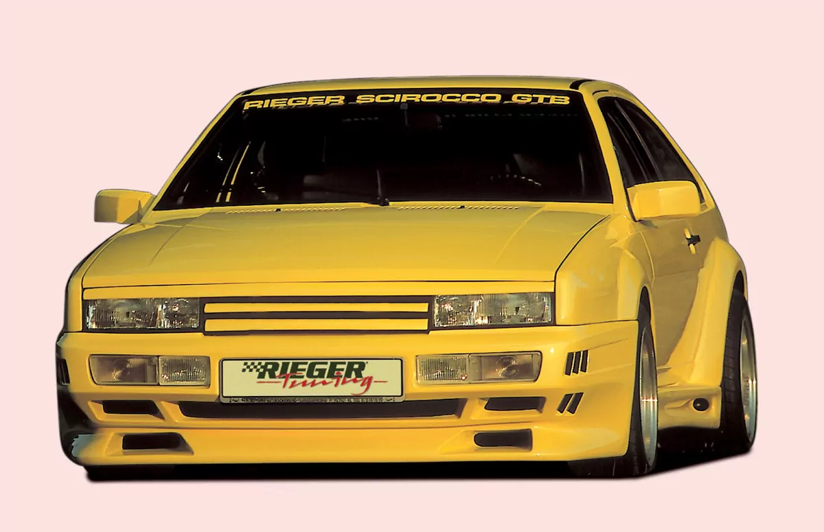 Rieger Spoilerstoßstange Breitbau II für VW Scirocco 2 - Coupé 88- carbon optik