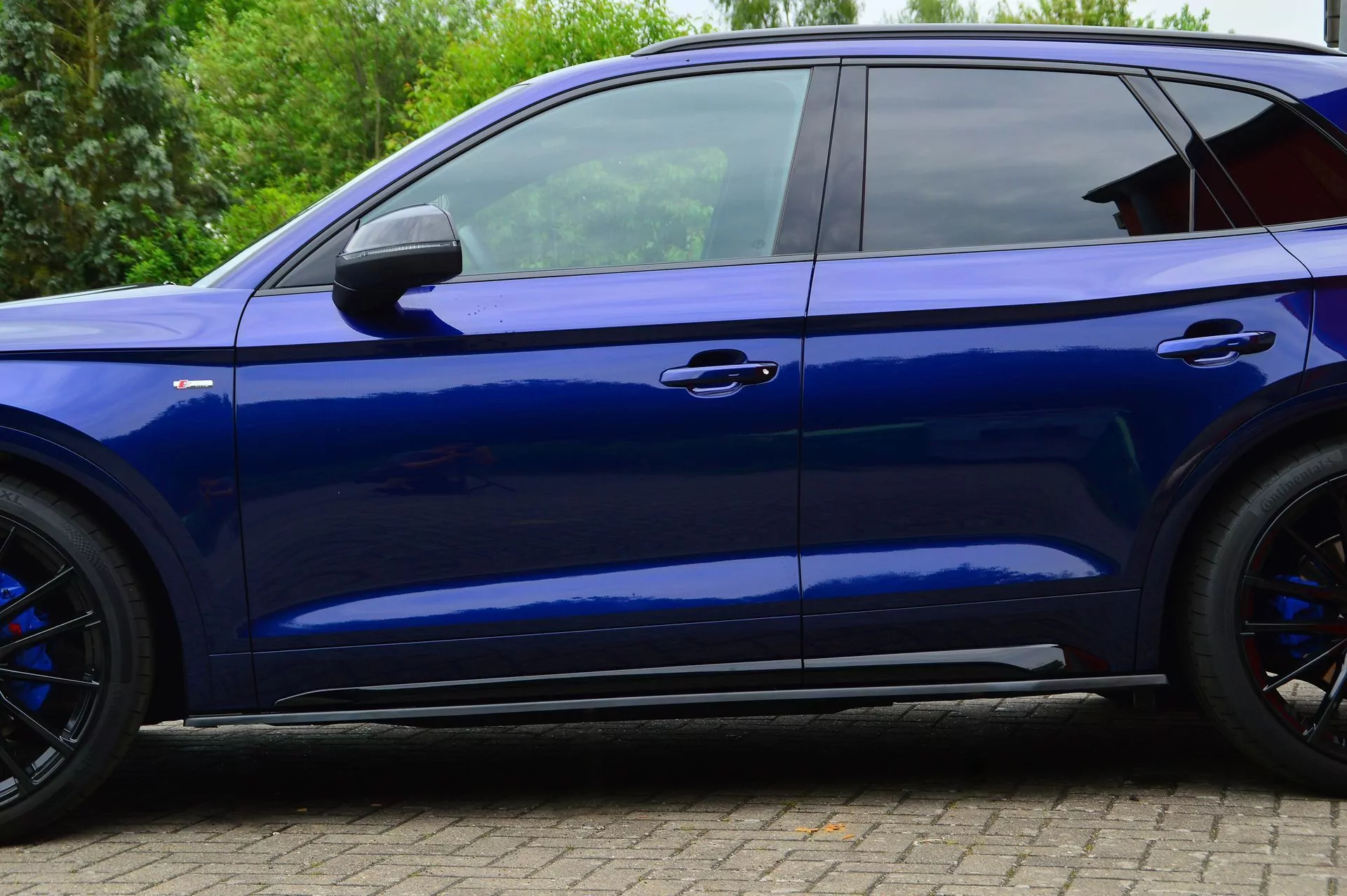 Cup Seitenschweller Satz für Audi Q5 mit S-Line + SQ5 aus ABS