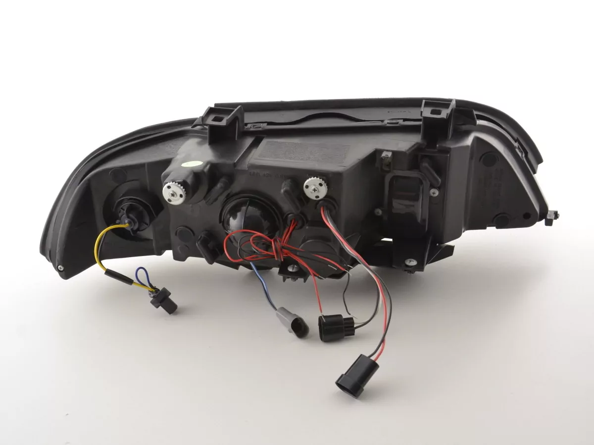 Scheinwerfer Set BMW 5er Typ E39 Bj. 95-00 schwarz