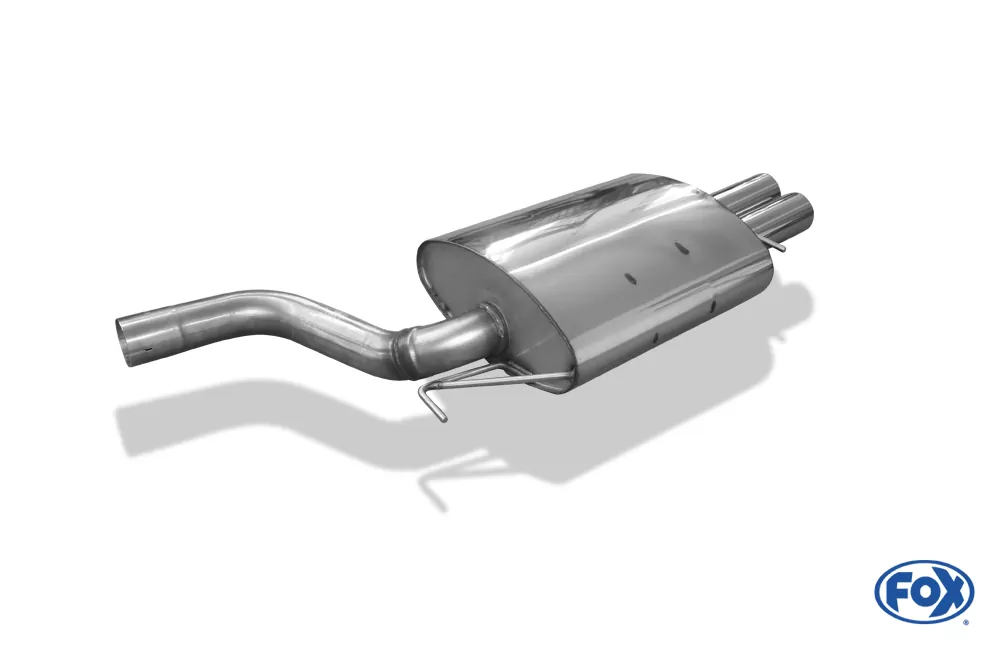 BMW E60/61 - 520i/ 523i/ 525i/ 530i  Endschalldämpfer - 2x76 Typ 10