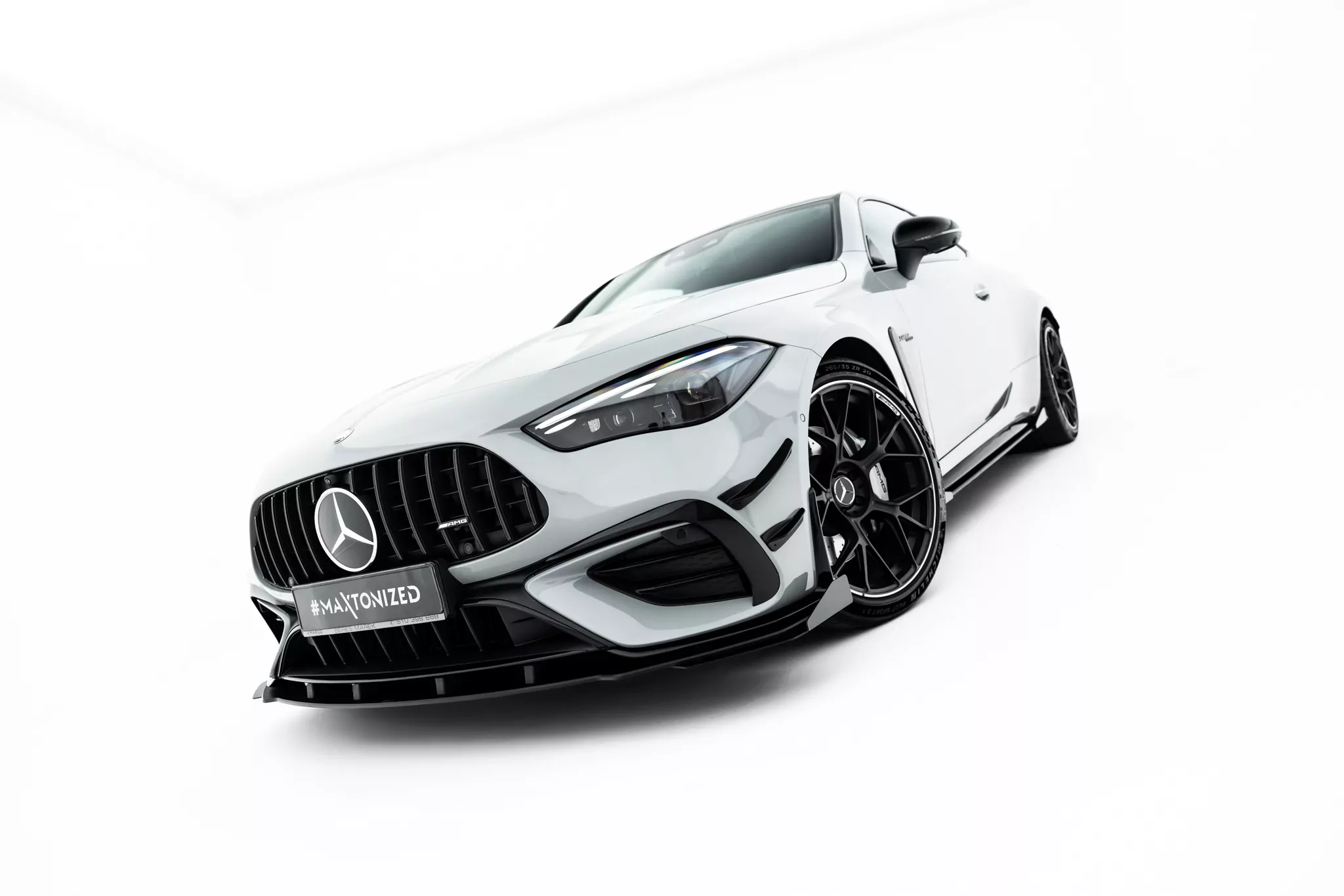 Street Pro Front Ansatz + Flaps Für Mercedes-AMG CLE 53 Aero C236 