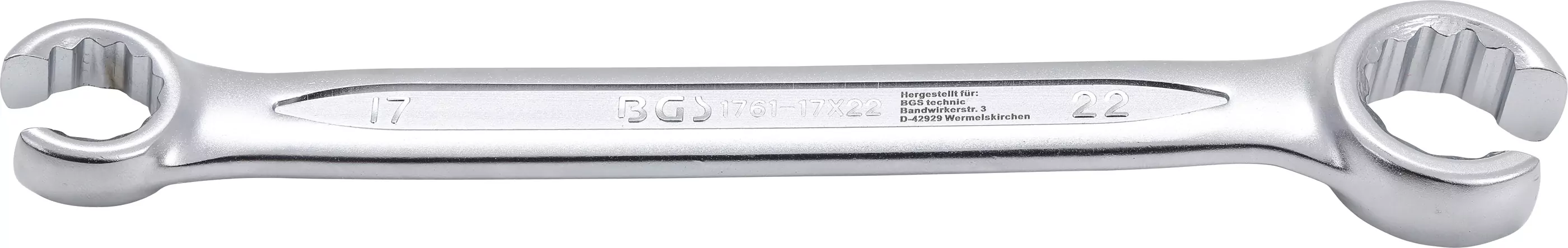 Offener Doppel-Ringschlüssel | SW 17 x 22 mm