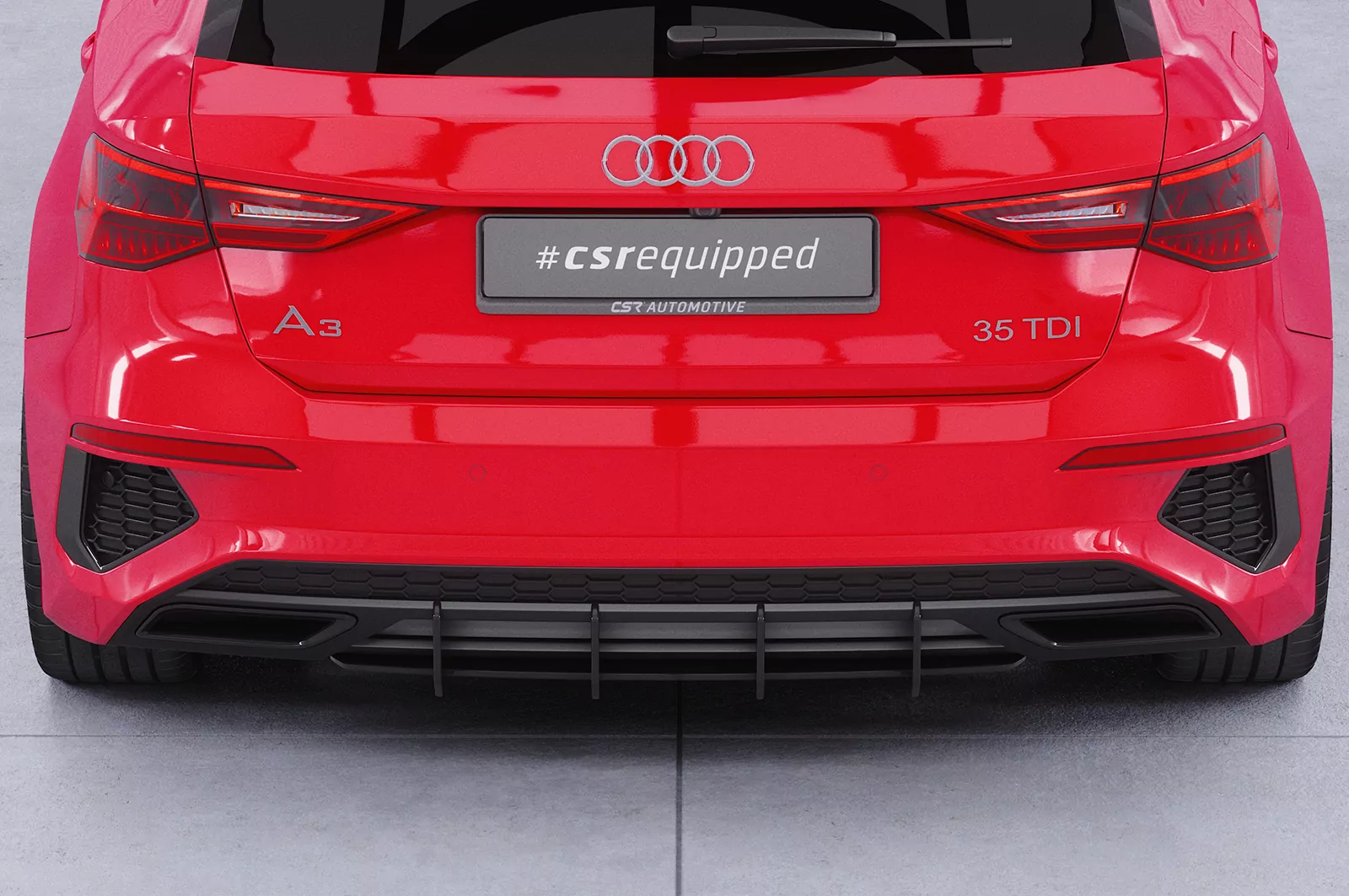 Racing Diffusor / Heckansatz für Audi A3 8Y S-Line HA327