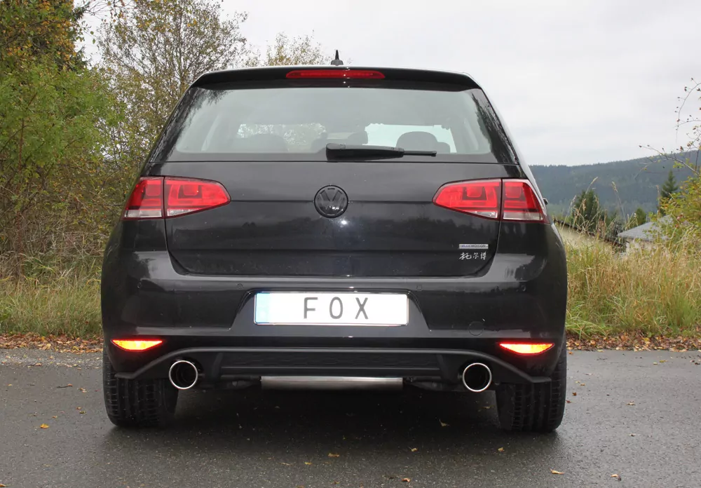VW Golf VII - 2,0l GTI  Endschalldämpfer rechts/links - 1x100 Typ 16 rechts/links