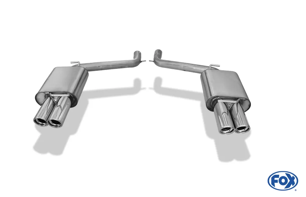 Chrysler 300C 5,7l  Endschalldämpfer rechts/links Doppelrohr - 2x80 Typ 17 rechts/links