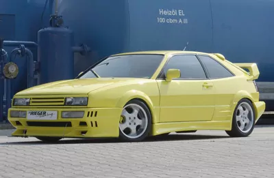 Rieger Seitenschweller Breitbau I für VW Corrado (53I) - Coupé 88-95 carbon optik