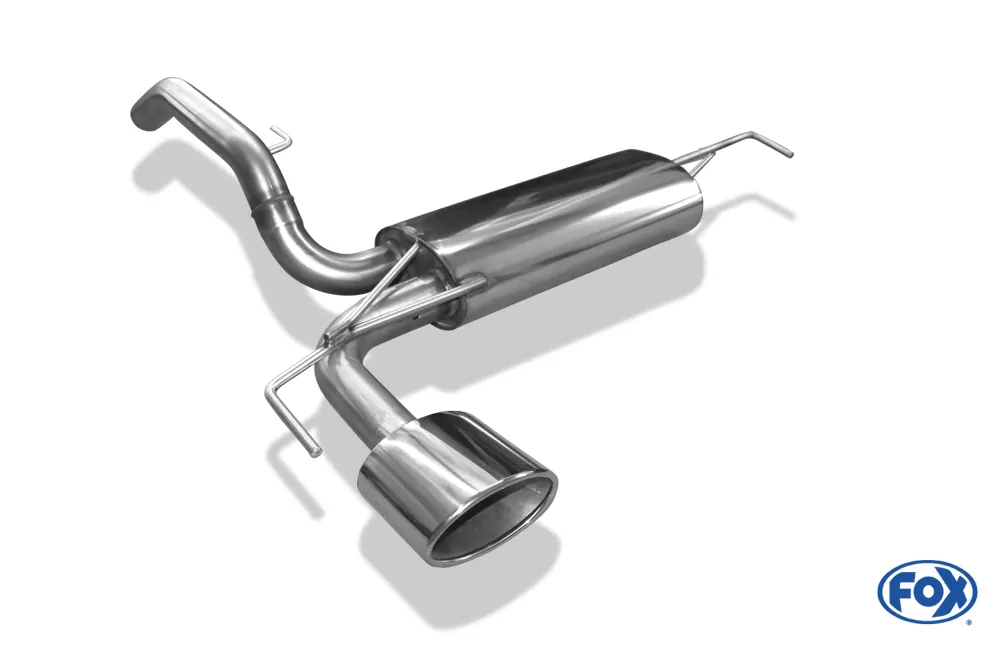 Opel Adam S  Endschalldämpfer quer Ausgang links - 140x90 Typ 44 links