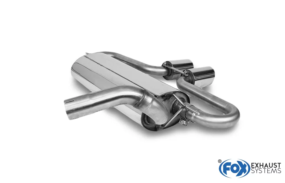 Ford Focus III ST Fließheck  Endschalldämpfer quer Ausgang mittig - 2x90 Typ 25 mittig