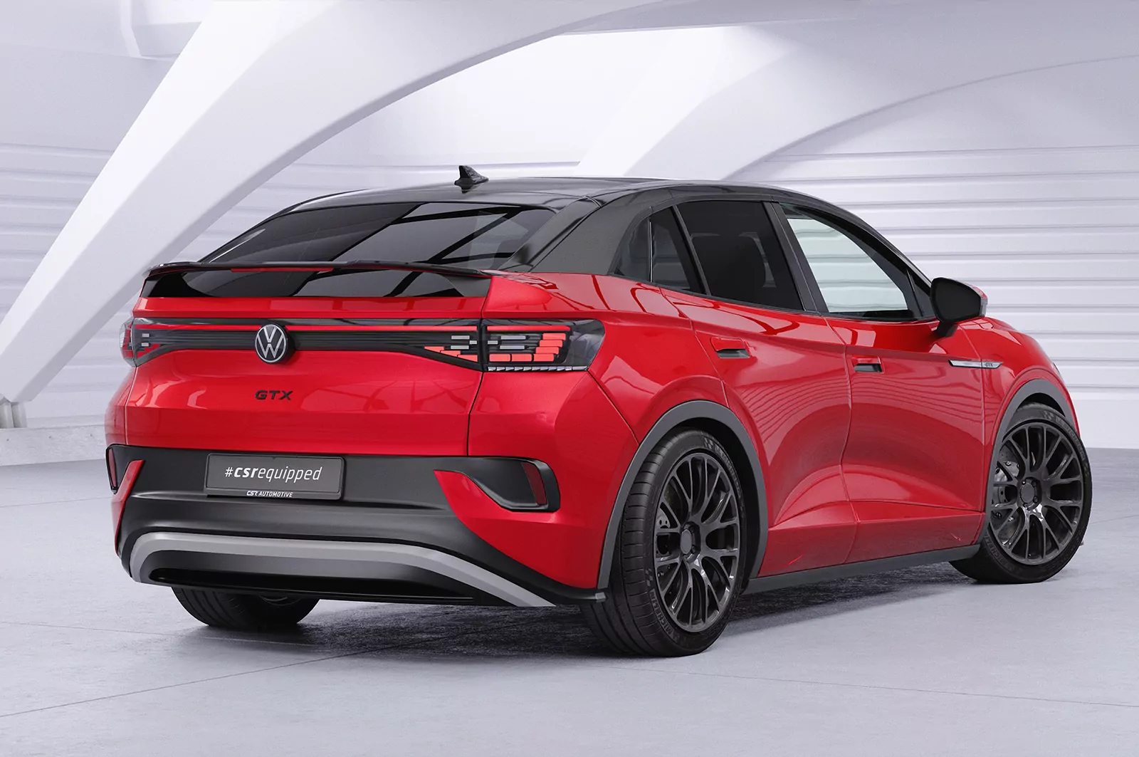 Heckflügel mit ABE für VW ID.5 HF056 Schwarz Strukturiert