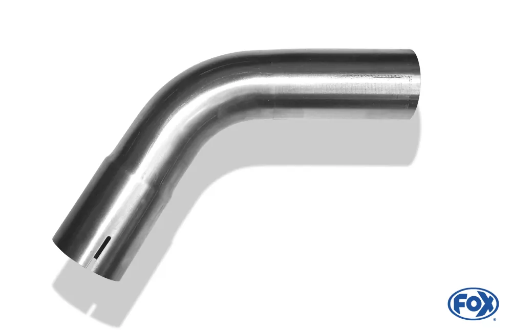 Uni-Rohrbogen 60° geweitet - d2Ø 60mm  Schenkellänge L1: ca. 125mm - Radius: 100mm