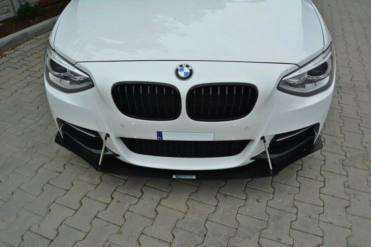 Front Ansatz Passend Für BMW 1er F20/F21 M-Power passend Für: BMW 1er F20/F21 M-Power 2011 - 2015Lieferumfang:SPLITTER /Frontansatz Mit KoppelstangenMontagematerialSplitter Is In Black Colour, It"s Ready For Moun