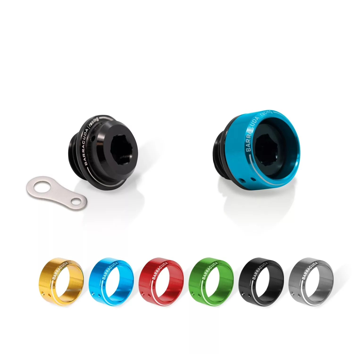 Silber eloxierter Einsatz für Öleinfüllschraube Ø 28 mm passend für BC-HN102 BC-YN102 und BC-SN102