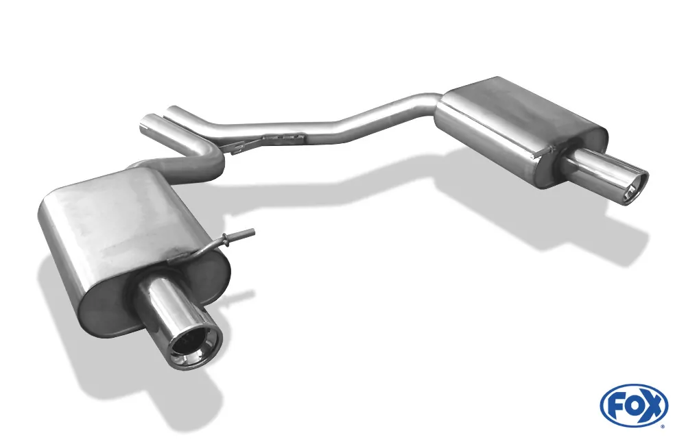 Audi A4 Typ B7  Endschalldämpfer rechts/links - 1x90 Typ 17 rechts/links