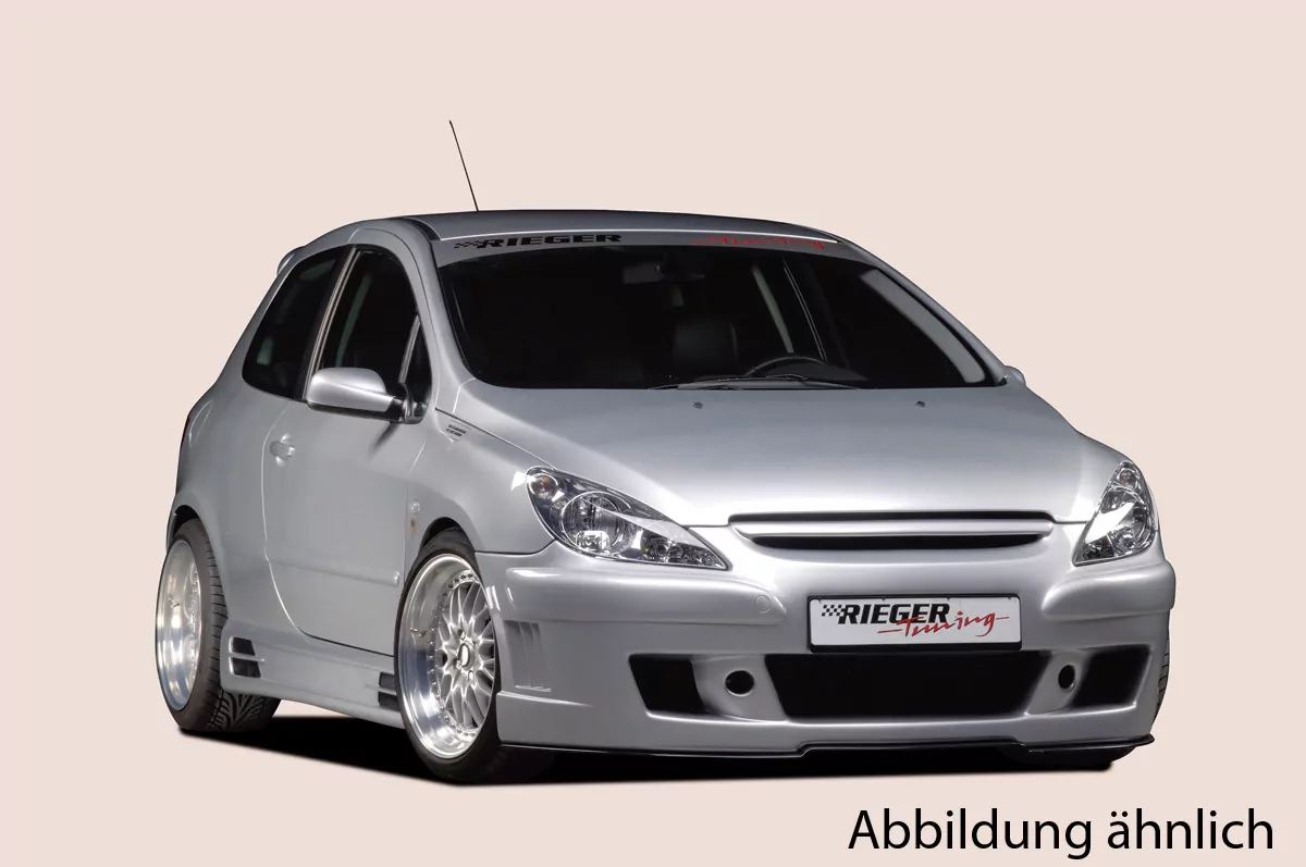 Rieger Spoilerstoßstange   52109/W für Peugeot 307 - SW 04.01-04.05 (bis Facelift) carbon optik