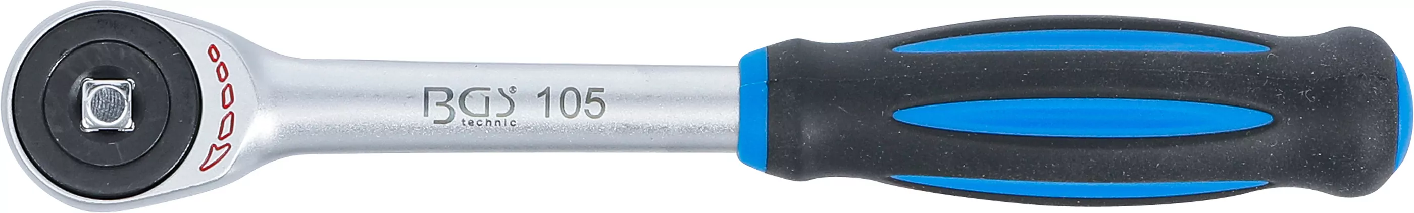 Umschaltknarre mit Drehgriff | Abtrieb Außenvierkant 6,3 mm (1/4")