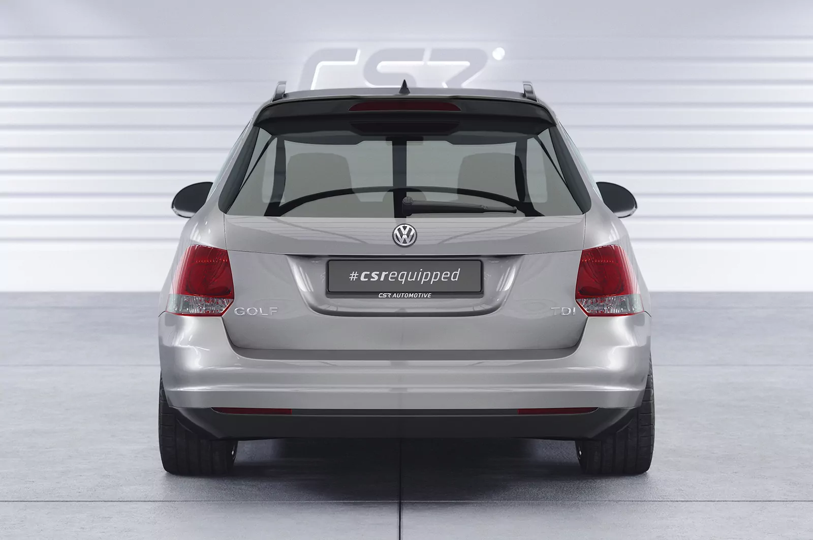 Heckflügel mit ABE für VW Golf 5 Variant HF586 Strukturiert (schwarz matt)