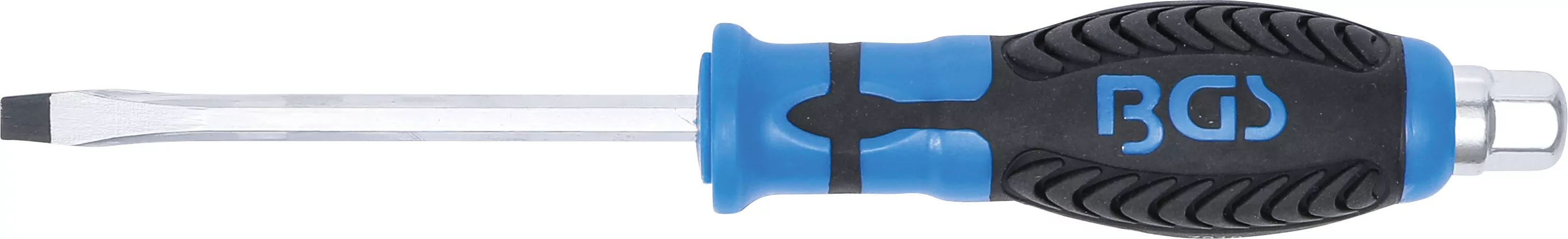 Schraubendreher | mit Außensechskant | Schlitz 6 mm | Klingenlänge 100 mm