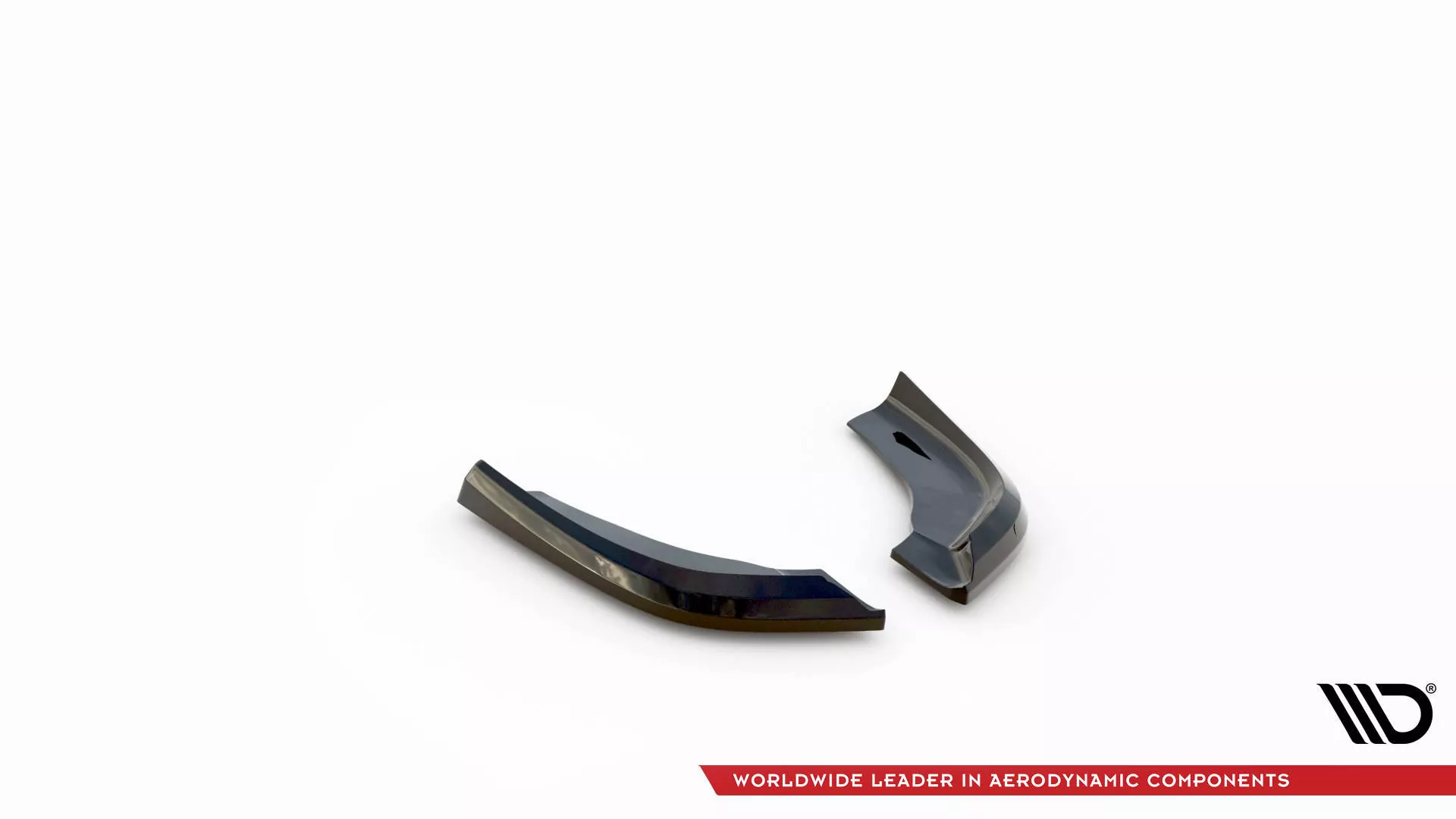 Heck Ansatz Flaps Diffusor V.5 Für (FĂĽr Heckansatz V.3)  BMW 1er F40 M-Paket/ M135i Schwarz Hochglanz