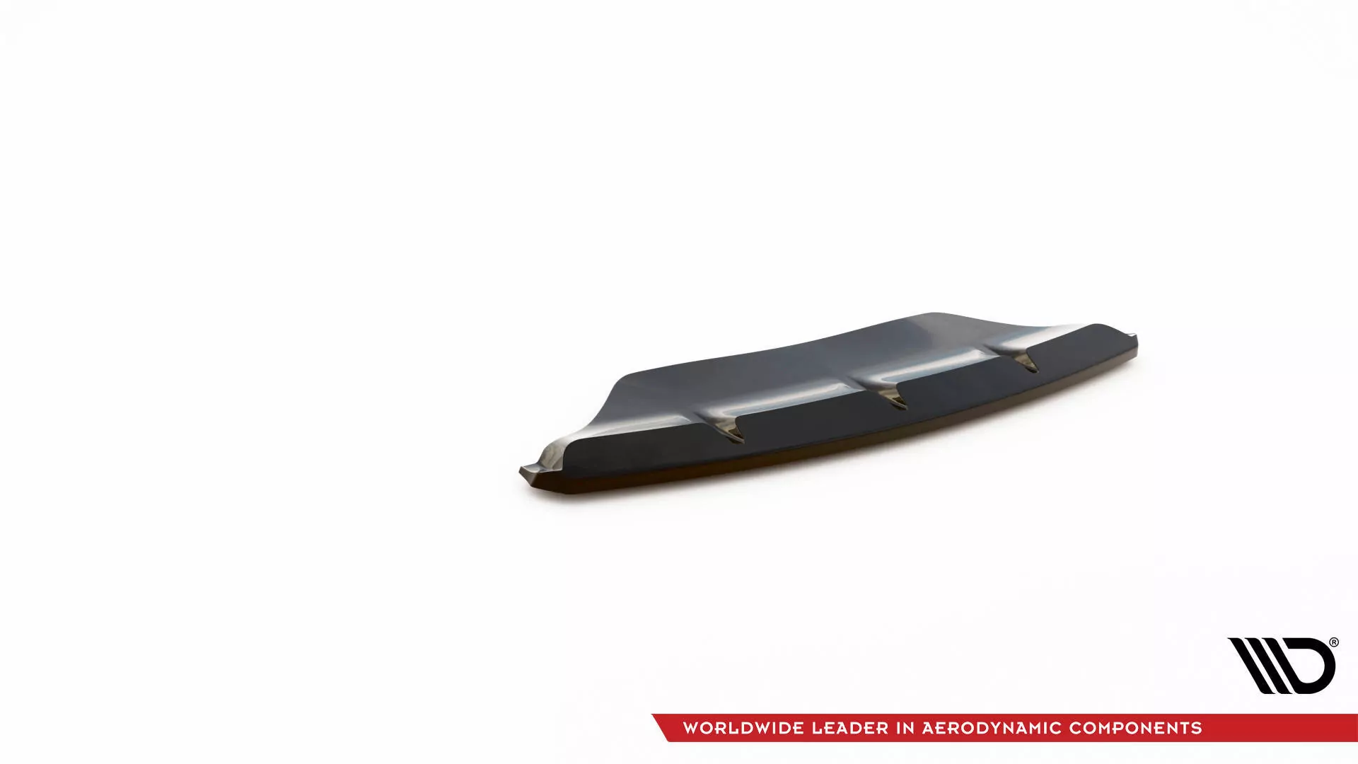 Mittlerer Diffusor Heck Ansatz Für Porsche Macan Mk1 Schwarz Hochglanz