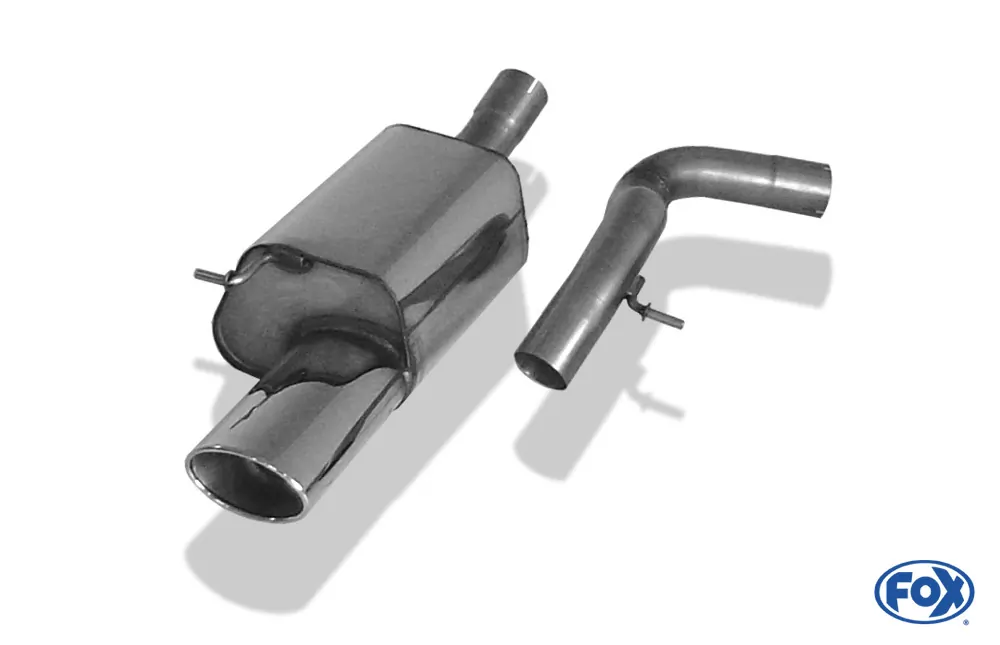 Seat Leon Cupra R Typ 1M  Endschalldämpfer Ø70 - 140x90 Typ 44