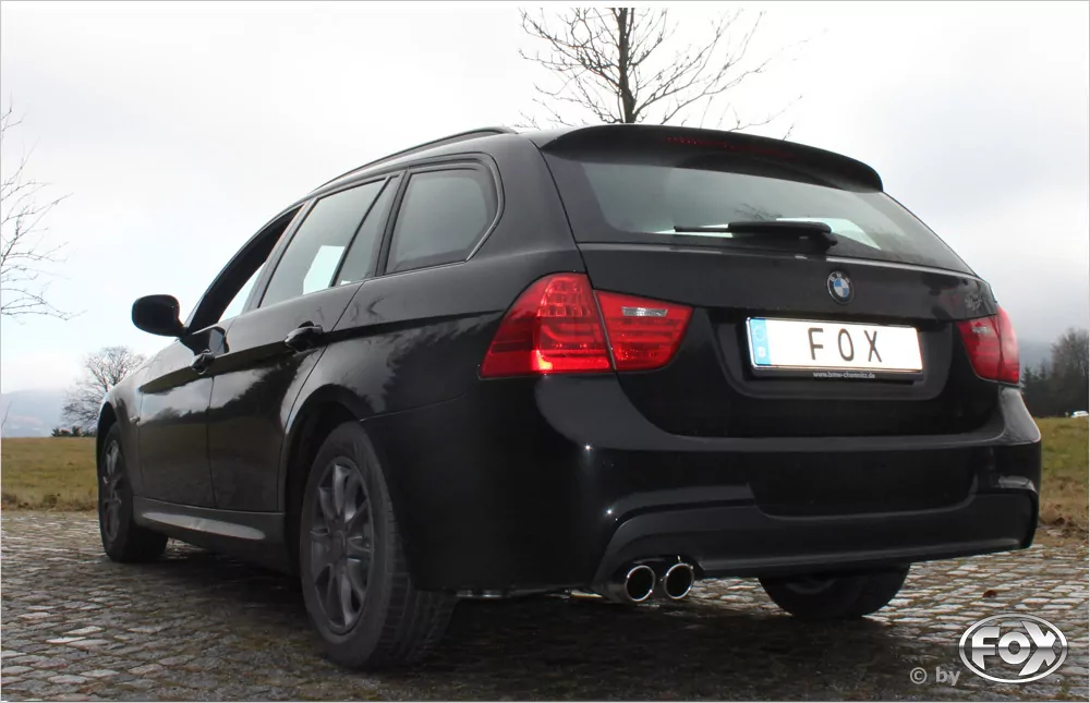 BMW E90/91/92 - 320d  Endschalldämpfer - 2x76 Typ 17