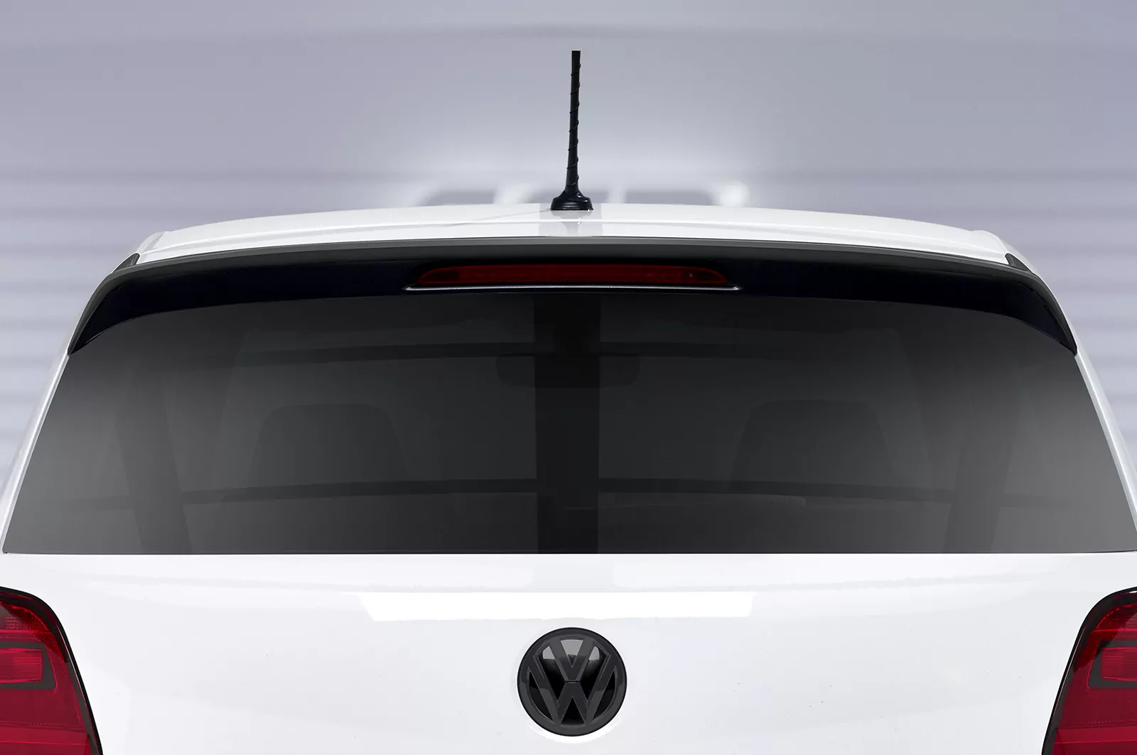 Heckflügel mit ABE für VW Polo V (Typ 6C) GTI HF955 Schwarz Strukturiert