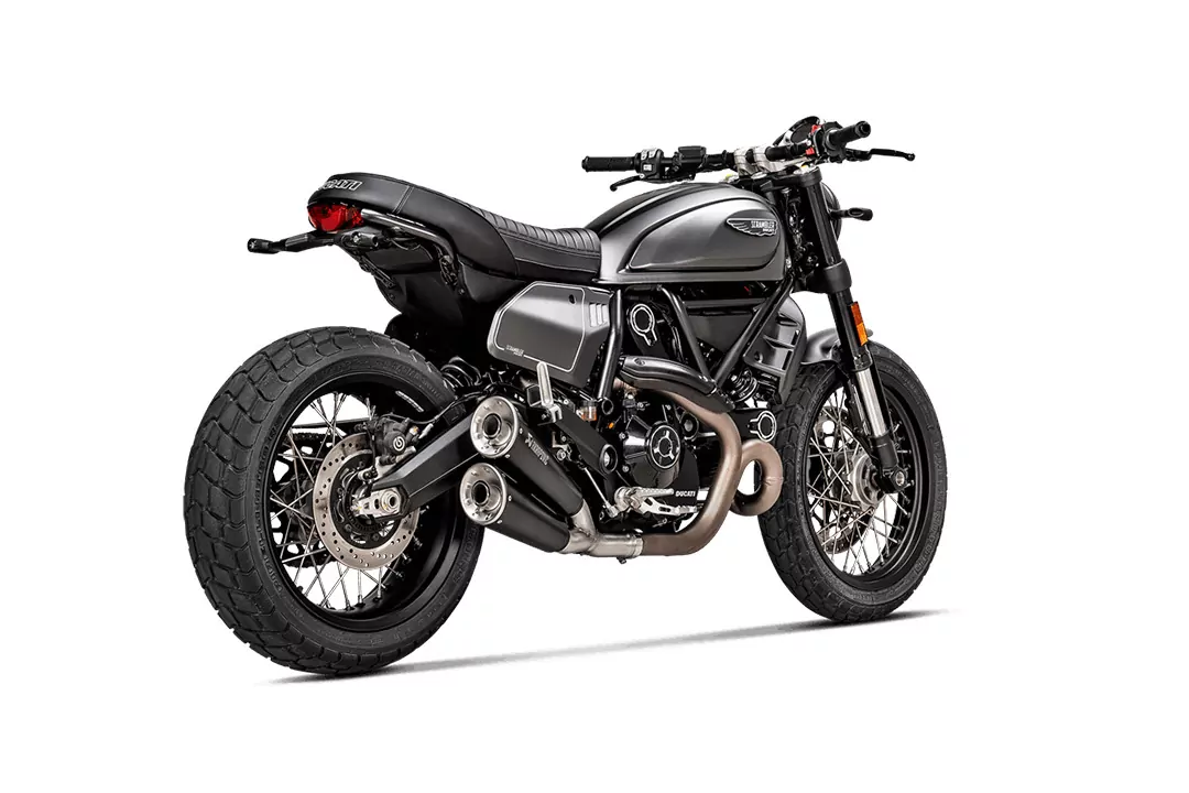 Akrapovic Slip-On Line Auspuff für Ducati Scrambler Urban Motard / Nightshift / Icon / Icon Dark / Desert Sled 2021-