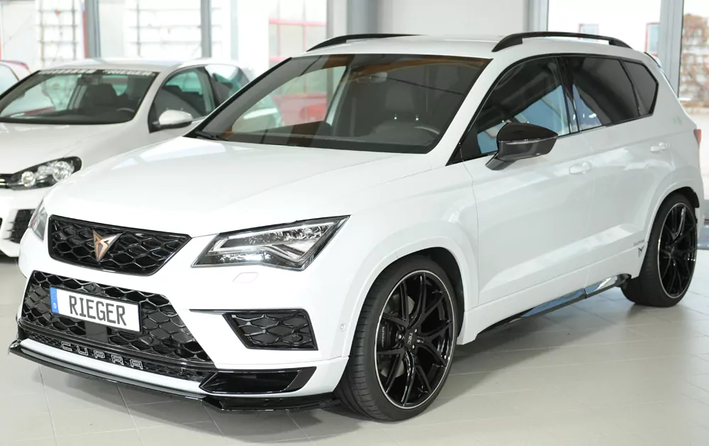 Rieger Spoilerschwert glanz schwarz für Seat Ateca Cupra (5FP)  09.18-07.20 (bis Facelift)