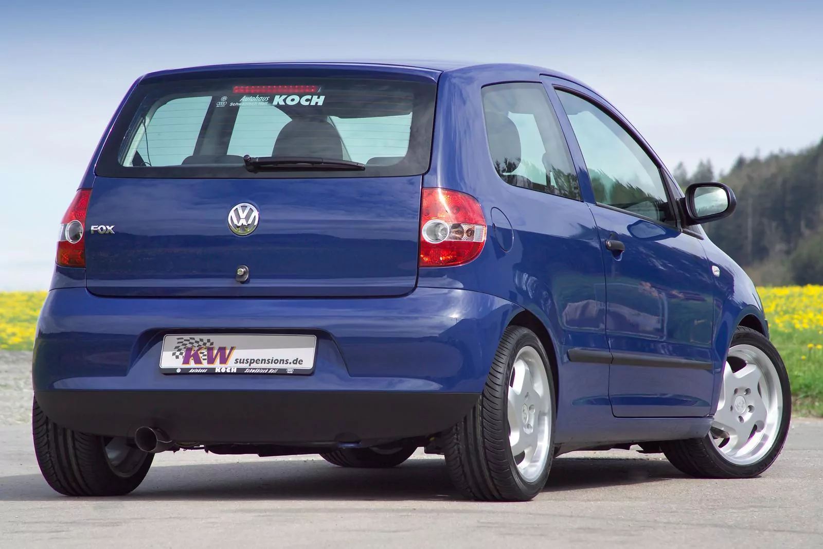 KW Gewindefahrwerk V1 inox VW FOX (5Z, 5Z1, 5Z3) 08/2003-10/2015