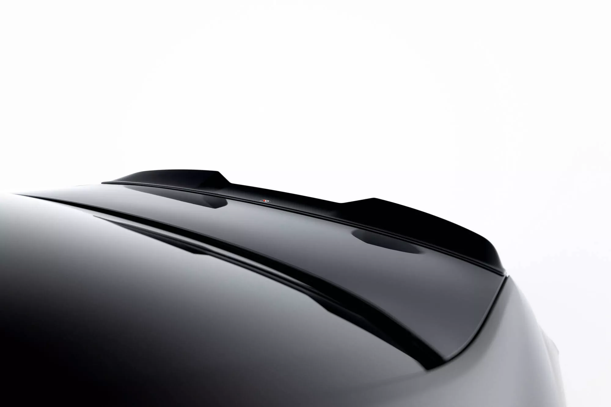 Spoiler CAP Für 3D BMW M550i / 5 M-Paket Limousine G30  Schwarz Hochglanz