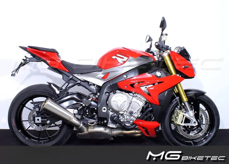 MG Biketec Sportfussrastenanlage / Rastenanlage / Fußrastenanlage mit ABE, gültig in D - A - CH für BMW S 1000 R ab 2014-2016