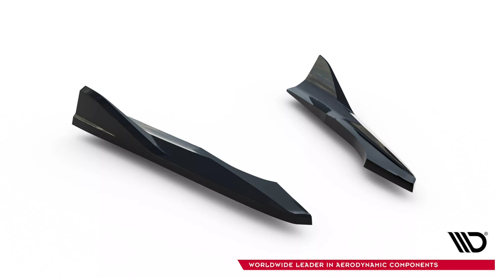 Heck Ansatz Flaps Diffusor V.2 Für Audi A3 Limousine 8V Facelift Schwarz Hochglanz