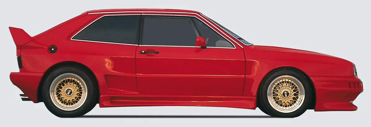 Rieger Seitenschweller Breitbau II für VW Scirocco 1 - Coupé 09.78-88 carbon optik