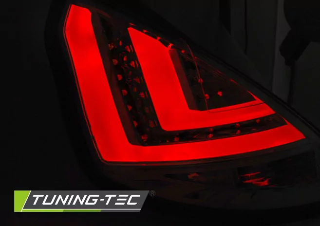Ford Fiesta Mk7 12-16 Hb Red White Led Bar