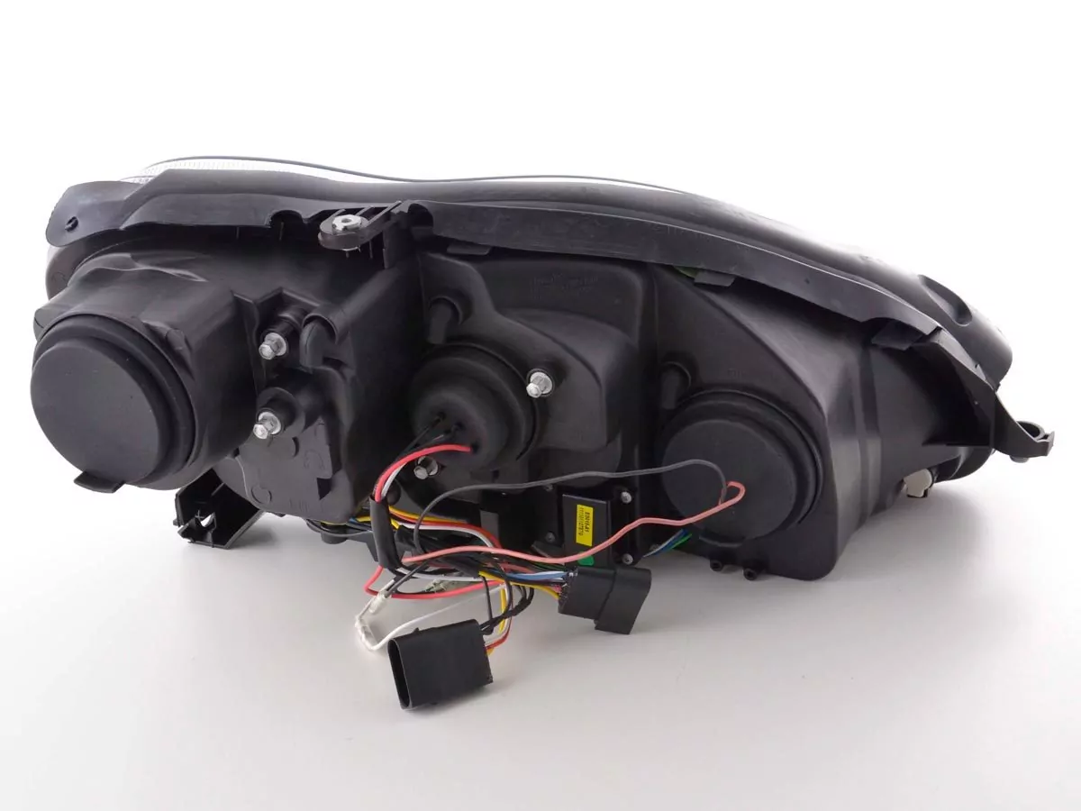 Scheinwerfer Set Daylight LED TFL-Optik Mercedes S-Klasse W220 Bj. 02-05 schwarz