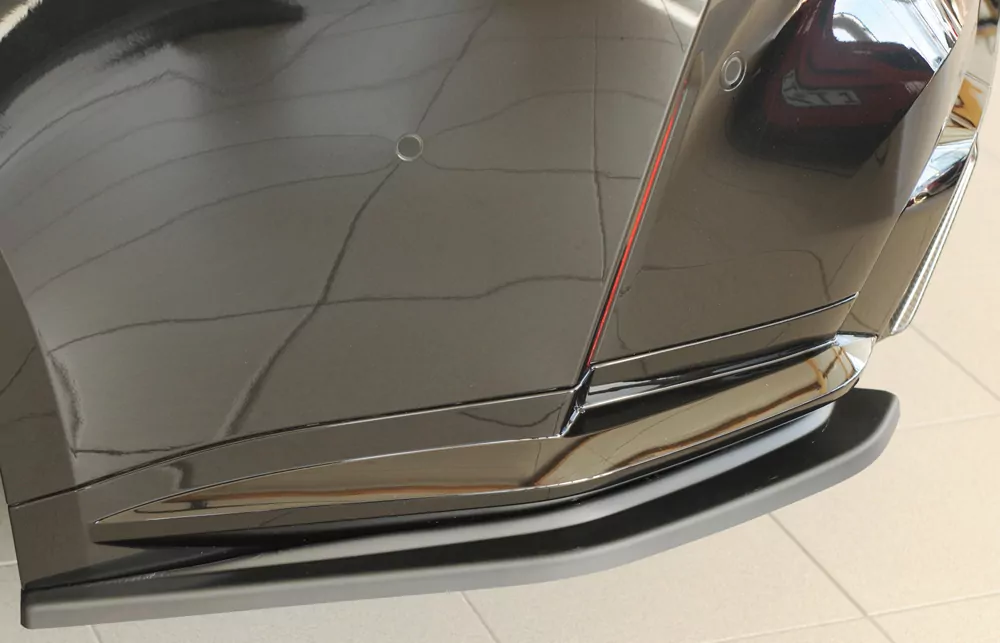 Rieger Heckschürzenansatz seitlich links matt schwarz für BMW 4er G83 M4 (G234M) Cabrio 06.21-