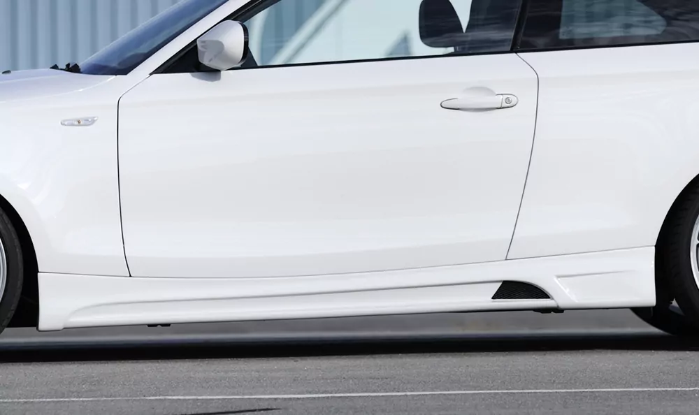 Rieger Seitenschweller rechts  matt schwarz für BMW 1er E82, E88  (182 / 1C) Cabrio 10.07-