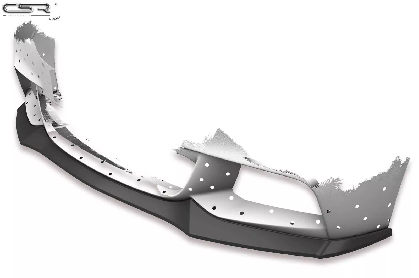 Cup-Spoilerlippe mit ABE für BMW 5er F10/F11 M-Paket CSL137-M Carbon Look (matt)