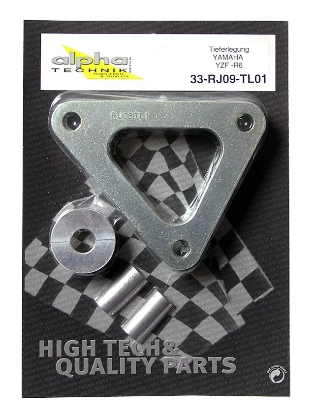 alpha Technik Tieferlegungssatz 33mm für Yamaha YZF600R6 Typ RJ09 Modelljahr 2004-2005