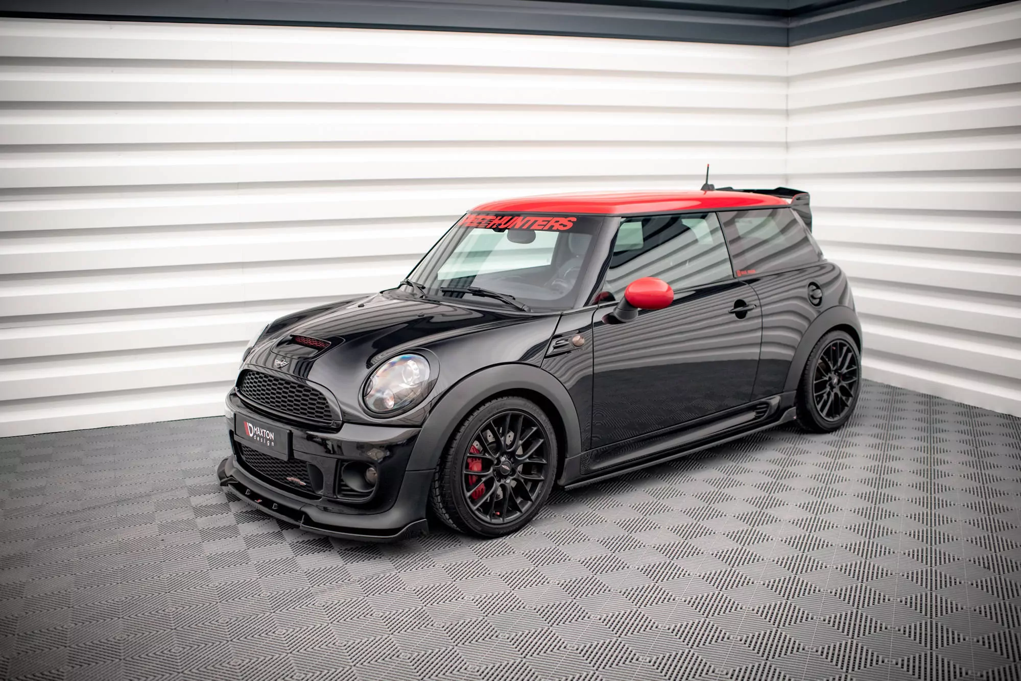 Seitenschweller Ansatz Für V.2 Für Mini Cooper John Cooper Works R56 Schwarz Hochglanz