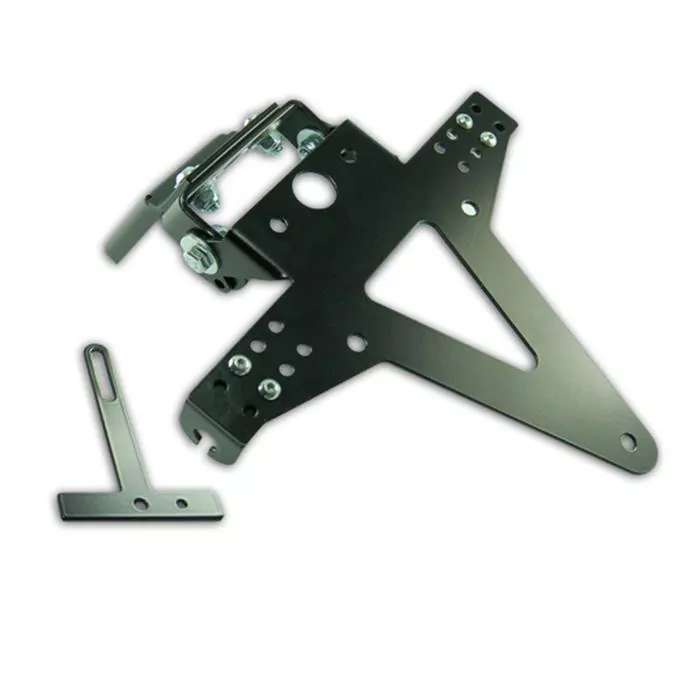Kennzeichenhalter Kawasaki Zx-6r, Bj. 09-15, Zx636r 13-18, Zx-10r 08-10, Inkl. Reflektorhalter