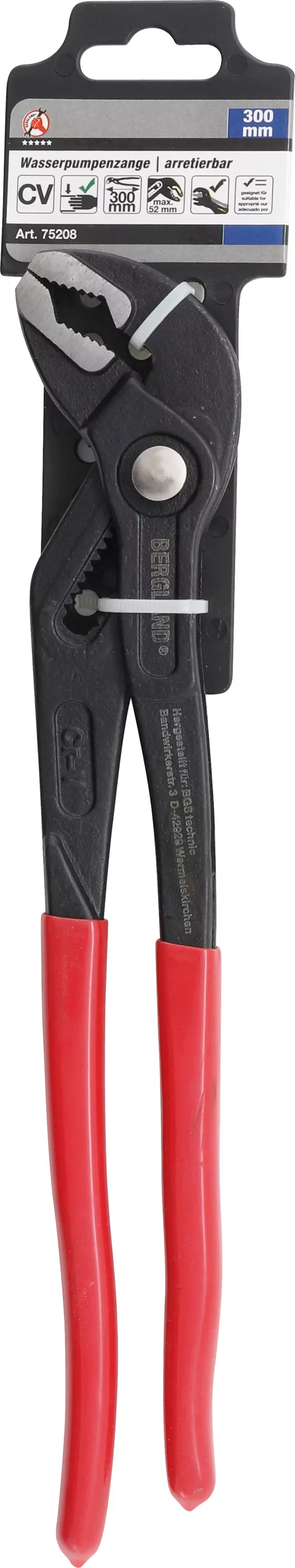 Wasserpumpenzange | arretierbar | 300 mm