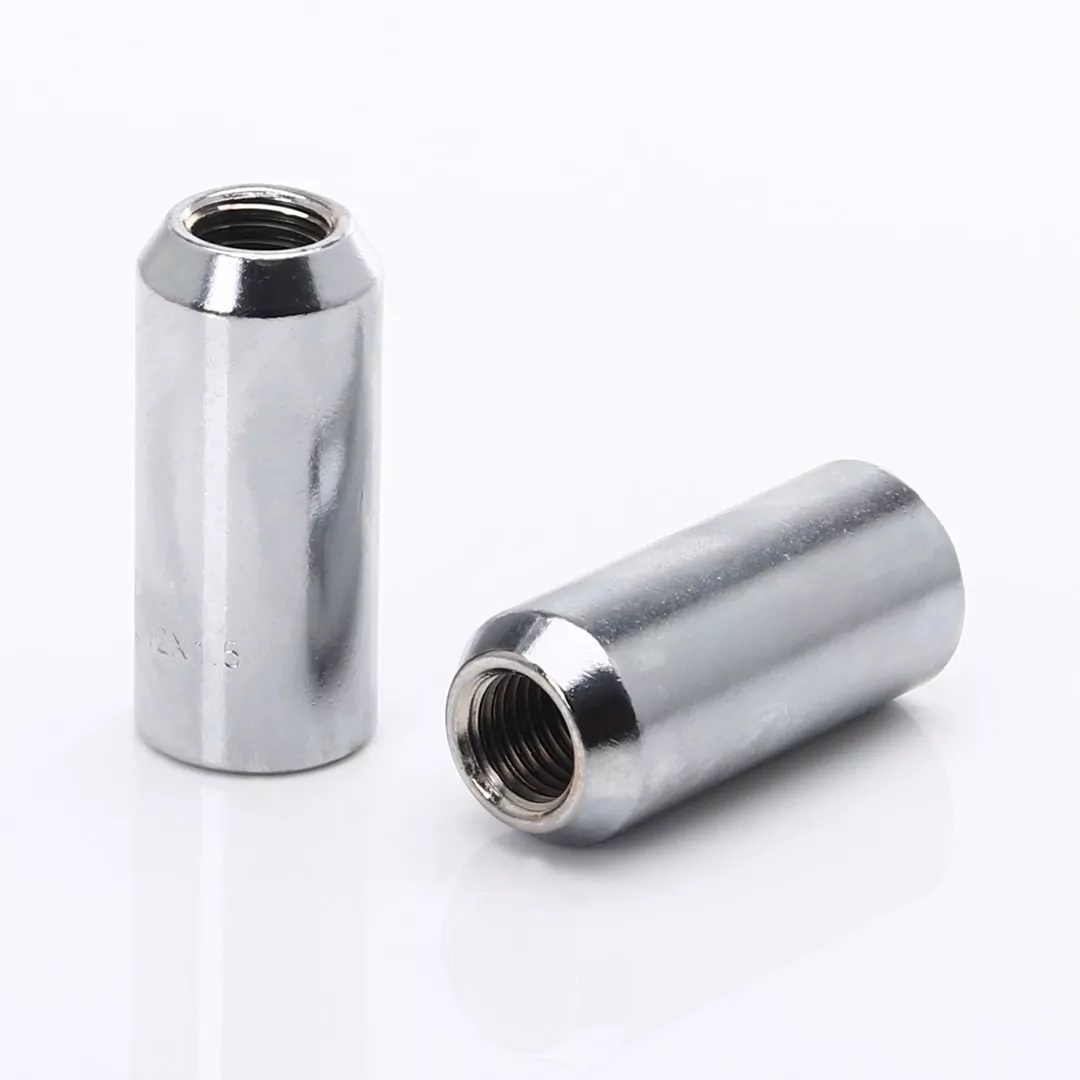 Satz Silberne Lange Inbus Radmuttern (Lug Nuts) 12x1,5 + Werkzeug